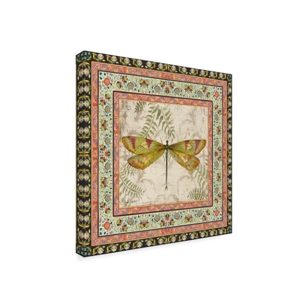 Jean Plout 'Bohemian Dragonfly 3' Canvas Art,24x24